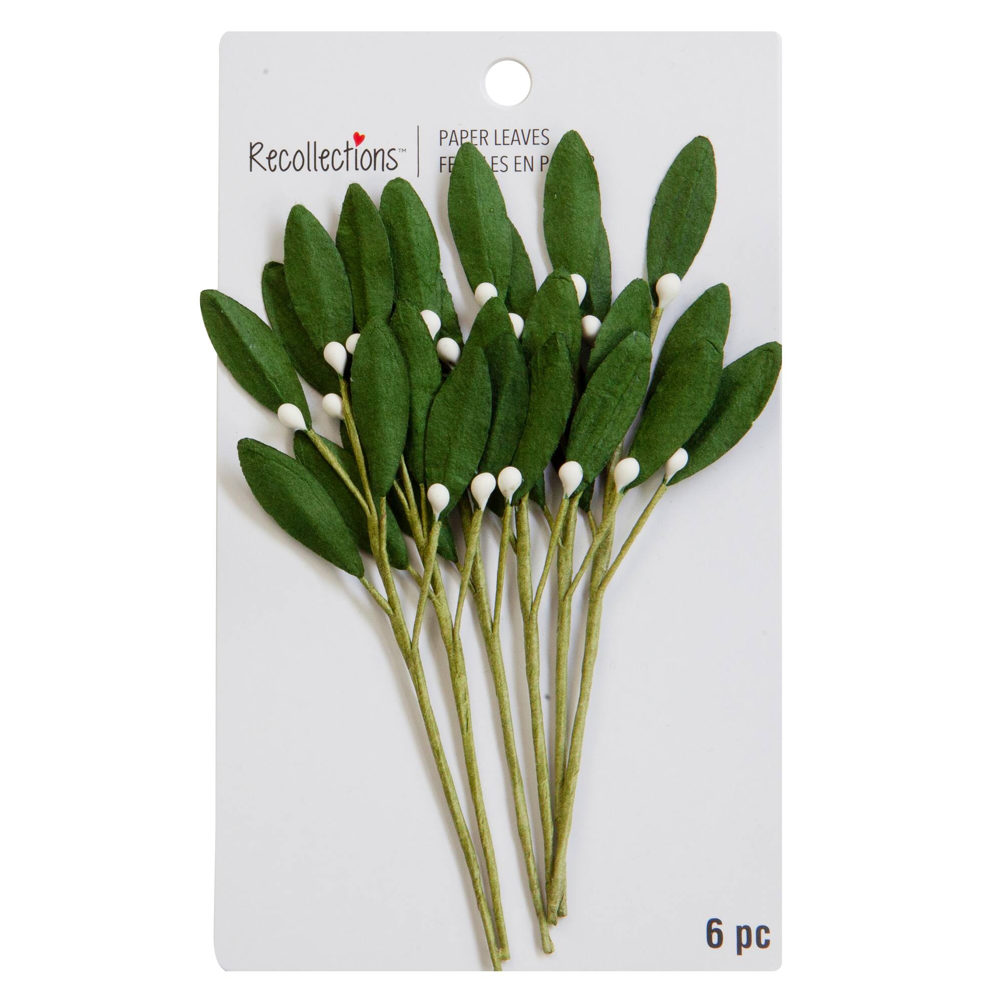 Paper Boxwood Leaf Embellishments by Recollections™